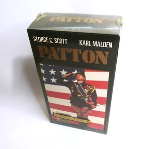 Patton VHS 1986 CBS Fox HI-FI Stereo 2-Tape Set George C. Scott Usa NEW SEALED - Imagen 1 de 7