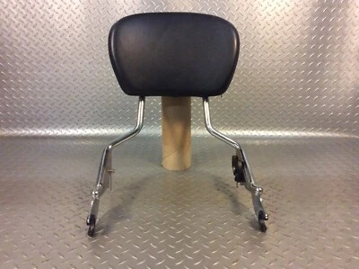 09-23 Harley Davidson Touring Rear Detachable Backrest Back Rest Sissy Bar Pad Foto 1 de 4