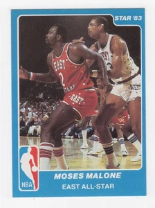1983 STAR NBA ALL-STAR GAME MOSES MALONE HOUSTON ROCKETS #7 - Bild 1 von 2