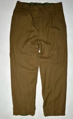 Vintage 1968 South Australia Wool Military Trousers Pants | 35 x 30 - Image 1 of 4