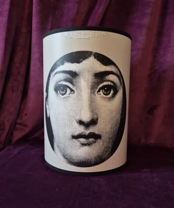 Lampshade Covered in Fornasetti Wallpaper - Picture 1 of 10