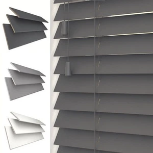 Modern Venetian Real Wooden String Blinds - High Quality - Upto 210cm - Picture 1 of 15