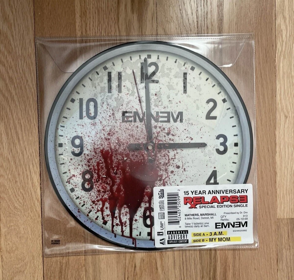 Eminem 3AM / My Mom LIMITED Picture Disc Special Edition 15yr RELAPSE Vinyl - Image 1 of 1