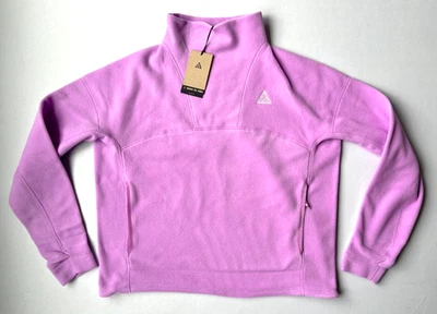 Nike ACG Wolf Tree New Womens Sz M (Loose Fit) Pullover Fleece Rush Fuchsia - Image 1 of 4