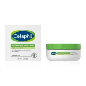 10x 50ml Cetaphil Hydrating Night Cream Hyaluronic Skin Moisturiser - EXP 05/24 - Picture 1 of 1
