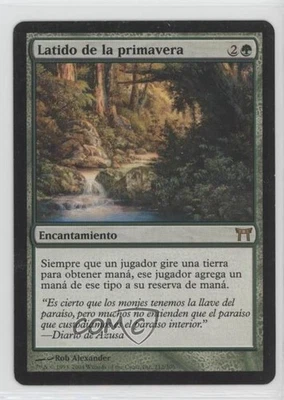 Heartbeat of Spring Spanish Magic: Champions Kamigawa #212 2004 - Image 1 of 2