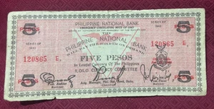 FILIPPINE ILOILO 5 PESOS 1943 - OTTIMO - Foto 1 di 2