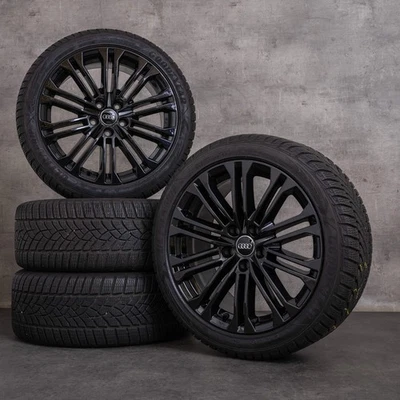 Audi A5 S5 Winterräder 18 Zoll F5 8W B9 Felgen 8W0601025EE schwarz glanz - Bild 1 von 4