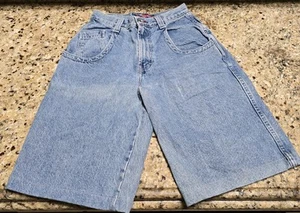 JNCO Vintage 4 Pocket Embroidery Shorts Jorts Size 24" waist (16 Boys) 90's - Picture 1 of 10