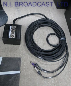 VanDamme Breakout Box 12 Meter mit 2x 3G BNC, 1x DMX, 1x RJJ45 Kabel ca. 12m - Bild 1 von 7