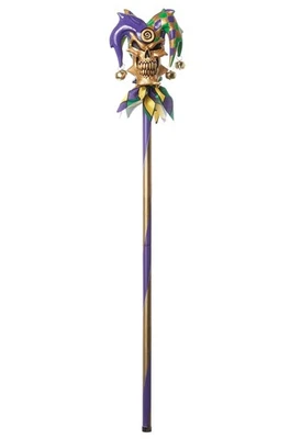 Brand New Mardi Gras Jester Cane - Image 1 of 2