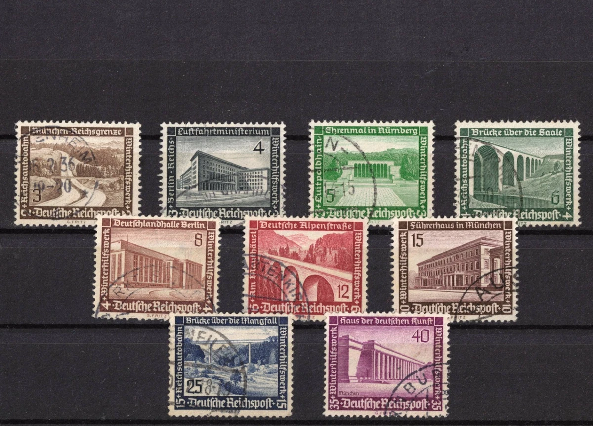 Prophila Collection Briefmarke Deutsches Reich 683 – 1938 Winterhilfswerk: Landschaften/Blumen