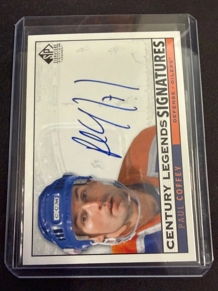 2020-21 SP Signature Edition Paul Coffey Legends Century Auto - Image 1 of 1