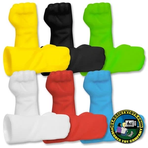 6 Pair of Closed Fisted Molded Gloves for Retro 8 inch figures - Picture 1 of 1