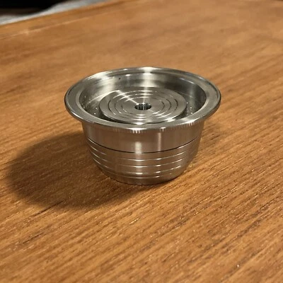 Capmesso 不锈钢可重复使用 Vertuoline 胶囊 适用于 8 盎司 二手 — 第 1/2 张图片