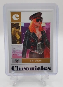 Gigi Dolin 2022 Panini Chronicles WWE Blue Parallel 73/99 Toxic Attraction - Picture 1 of 2