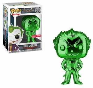 The Joker Green Chrome Vinyl POP Figure #53 Target Exclusive FUNKO NIB Batman - Picture 1 of 1