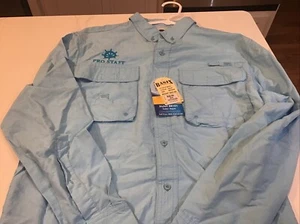 Banana Boat Sun Protection Long Sleeve Shirts Blue UPF 40+ Medium NWT - Picture 1 of 5