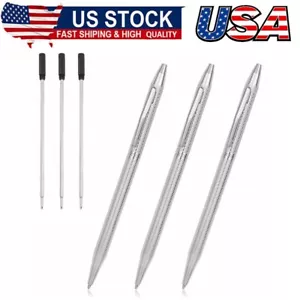 Ballpoint Pens Fancy Pens - Wedding Guest Book Metal Pen Uniform Christmas Gift - Picture 1 of 10