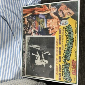 Santo El Enmascarado De Plata posters prints vintage (profanadores De Tumbas ) - Picture 1 of 4