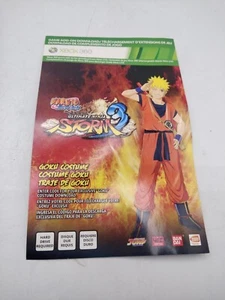 NARUTO ULTIMATE NINJA STORM 3 DLC Costume Code Xbox 360 RARE - READ DESCRIPTION - Picture 1 of 1