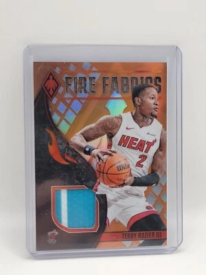 2023-24 Panini Phoenix - Fire Fabrics Orange #FF-TER Terry Rozier /75 (MEM) - Image 1 of 2