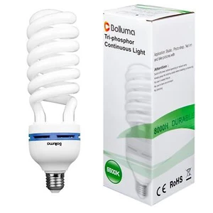 Spiral Light Bulb 150W Daylight 5500K E27 220V Photography Studio Video Lamp UK - Picture 1 of 9
