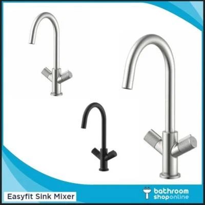 Bristan Fern Kitchen Sink Mixer Easy Fit Base Finish Choice  - Image 1 of 4