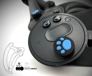 NEW CAT PAW THUMBSTICK GRIPS FOR VALVE INDEX CONTROLLERS - SOFT 100% SILICONE - Picture 1 of 8