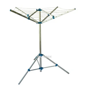 Camper Camping Folding Clothes Line Airer Lightweight Aluminium with Pegs+Bag RV - Picture 1 of 7