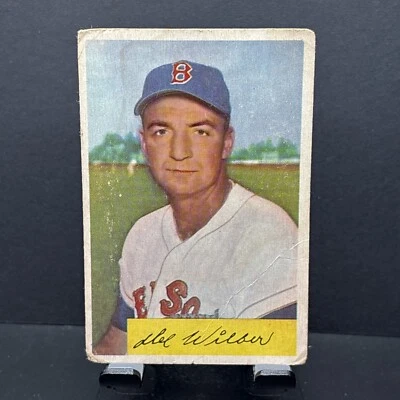 1954 Bowman #178 Del Wilber - Image 1 of 2