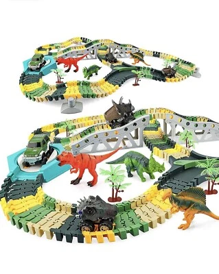 Dino Track Park. 192 PCS. AGES 3+ sealed. EPOC AIR. Toy Dino Train Set - Image 1 of 4