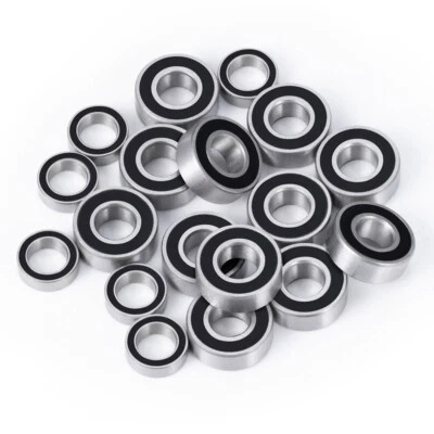 18 Pcs Sealed Bearings Kit For Tamiya M05 and M06 Series CR-X Fiat Lowride VW - Image 1 of 4