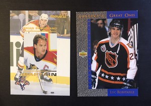 1993-94 Pinnacle Captain Brian Skrudland #CA9 Great One Luc Robitaille