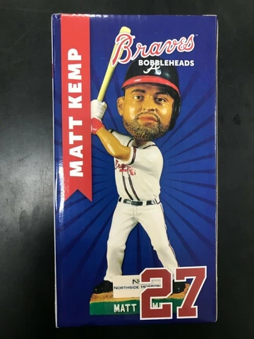 Matt Kemp 27 Atlanta Braves Bobblehead 2017 Cover