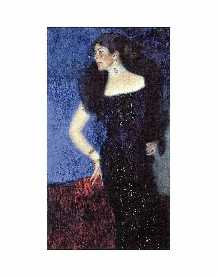 Portrait of Rose Von Rosthorn Friedman, Gustav Klimt, Wall Art Print 14" x 11" - Image 1 of 1