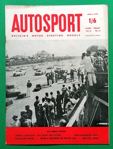 Autosport 4 April 1958 - SEBRING 12 HOURS - LYON CHARBONNIERES RALLY - LOTUS 15 - Imagen 1 de 4