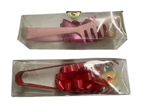 2 PINZE PER IL GHIACCIO VINTAGE IN CONFEZIONE REGALO CON SAPONETTE FRANCO ZARRI - Imagen 1 de 2
