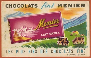 Werbetrink-Feine Schokolade"Menier-Milch extra-Kuh-Berg-A.Helbé - Bild 1 von 1