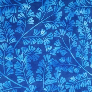 2 Yards Anthology Batik Blue And Indigo Fabric - Picture 1 of 2