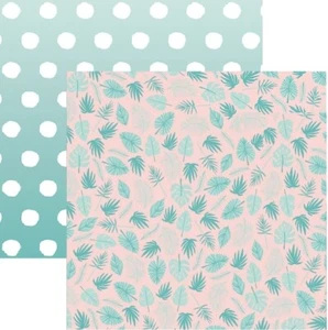 Happy Place - Bermuda, DS scrapbook paper - American Crafts 373639 - Picture 1 of 2