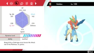 Pokemon Espada y Escudo SWSH - 6IV Max EV Keldeo Listo para Batalla - Imagen 1 de 4