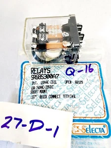 SELECTA SR68S300A7, 10 Amperios - Relé 240 VAC - 28 VDC - Imagen 1 de 3