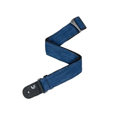 D'Addario Denim Guitar Strap, Blue - Image 1 of 3