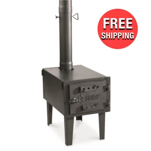 Estufa de leña al aire libre cocina calor chimenea camping tubo quemador estufa de leña NUEVO - Imagen 1 de 12