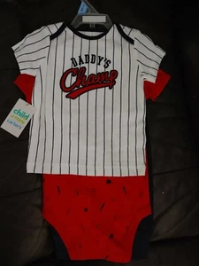 Child of Mine by Carter's - Daddy's Champ Baby Boys 3PC Outfit Set  Size 0/3 mos - Picture 1 of 4