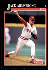 1991 Score Jack Armstrong Cincinnati Reds #231