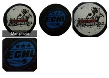 TALLAHASSEE TIGER SHARKS VINTAGE WELL USED ECHL OFFICIAL GAME PUCK RARE TEAM 