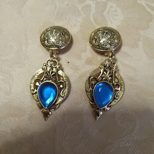 Orecchini vintage dorati - Foto 1 di 1