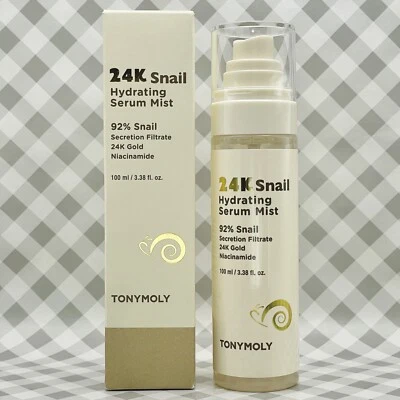 Tonymoly Gold 24K Snail Hydrating Serum Mist 3.38oz 100mL ••NEW IN BOX••🎁 - Image 1 of 4
